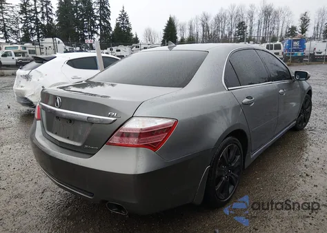 2009 Acura Rl 3.7 from USA, damaged, VIN JH4KB26619C002392